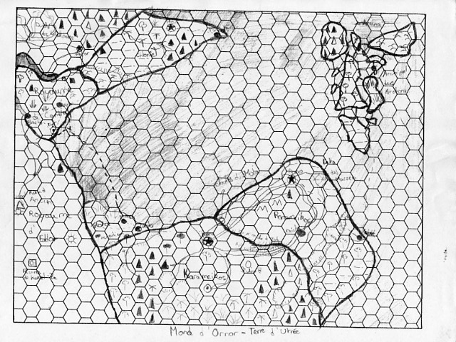 Carte de la province d'Ornor